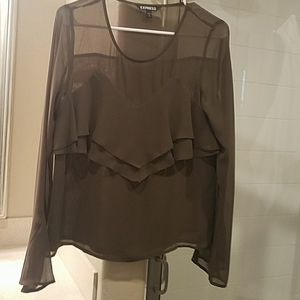 Express ruffle top